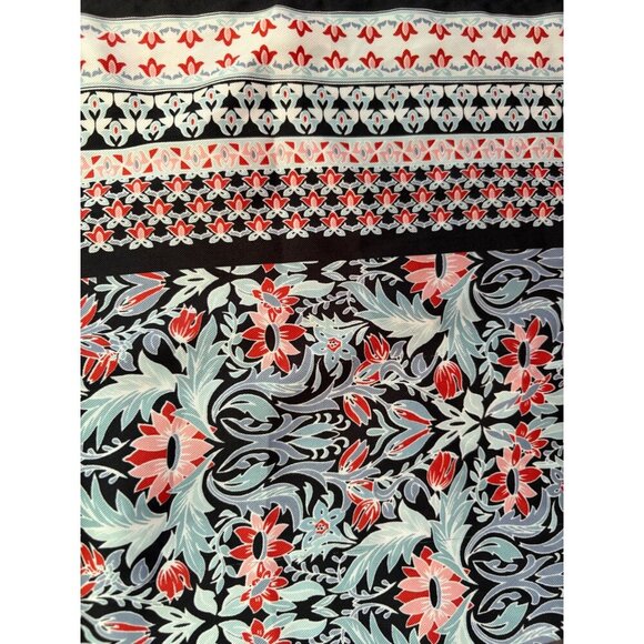 Ann Taylor LOFT Multi-Color Boho Floral Faux Wrap Pull on Skirt Size Small - Picture 7 of 10